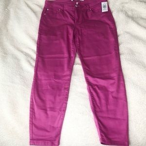 Celebrity Pink Mid-Rise Bright Pink Skinny Jeans